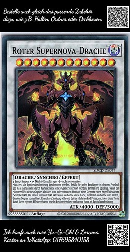 Roter supernova drache sdck - roter, supernova-drache