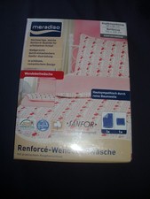 Bettwäsche von Meradiso 155x220cm, 80x80cm 100% Baumwolle, neu