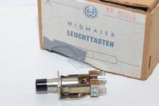 Vintage Leuchttaster / Drucktaster / Taster von Widmaier, 2Ö / 2S, rastend, NOS