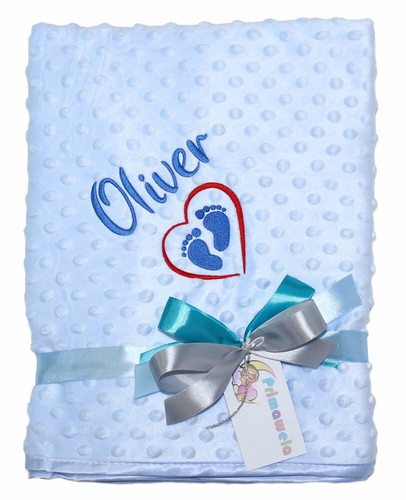 Babydecke mit namen - mit,