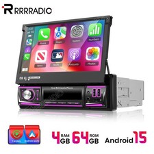 4+64G 1DIN 7 Zoll Flip Out