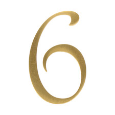 1 Stück Kupfer Türnummer