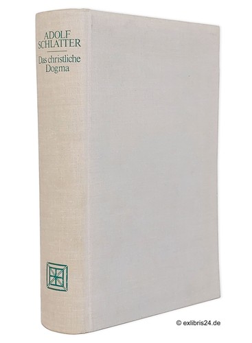 Adolf schlatter das - schlatter:,