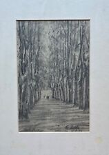 Bleistift Zeichnung Impressionist Max Stobbe Hamburg 1946 Alle in Uetersen