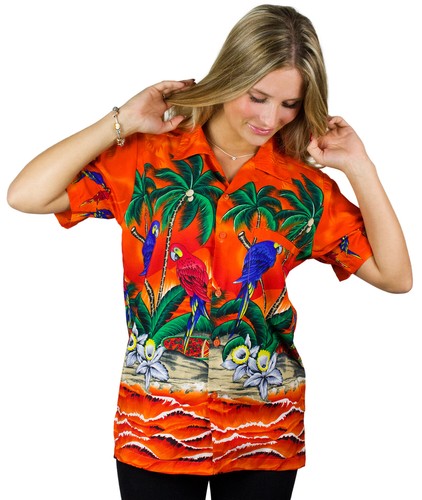 Funky hawaiibluse parrot - hawaiibluse,