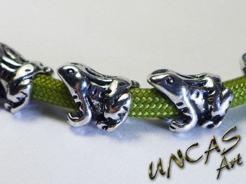 Frosch großlochperle metall - frosch,