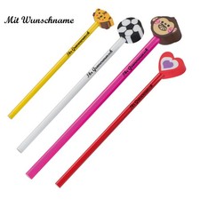 4 Bleistifte mit Namensgravur