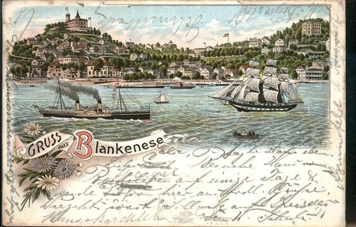 Blankenese hamburg schiff - hamburg,