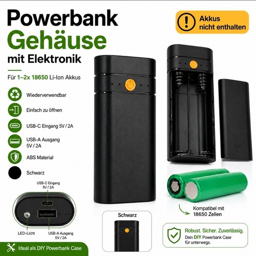 Power bank für 18650 akku - power,