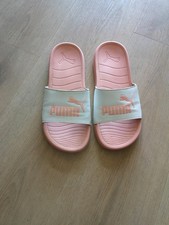 Puma Schlappen / Badelatschen Rosa/Weiß Gr.40,5