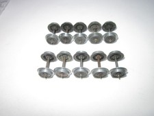 Märklin H0 / 10x AC Radsatz mit LaufØ 11,8mm / Nadellagerachse mit 25,2mm Länge