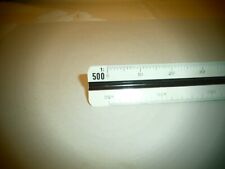 Rumold Dreikantmaßstab mit farbiger Hohlkehle 1:500:1000:1250:1500:2000:2500- 1