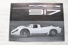32B 570 1969 Original Porsche 917 4,5L 12 Zylinder race Racing Prospekt Brochure