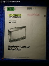 Sony Bedienungsanleitung KV 28WF3D / 32WF3D Color TV (#1749)