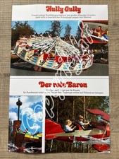 XXL Werbefoto Karussell Hully Gully / Roter Baron Heidepark 1993 - Freizeitpark