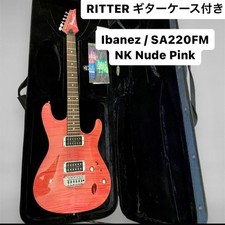 Ibanez E-Gitarre SA220FM NK Nude Pink mit Gigbag Guter Zustand aus Japan