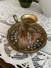 ALTER ALTARLEUCHTER KERZENSTÄNDER LEUCHTER BRONZE  nicht Magnetisch Antik Selten