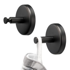 B-Ware bremermann Bad-Serie PIAZZA BLACK - Handtuchhaken 2er Set, matt schwarz