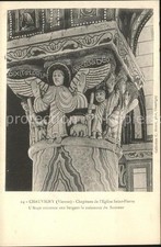 Chauvigny Chapiteau de l'eglise Saint Pierre