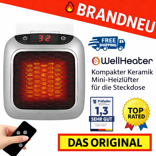 Wellheater heizlüfter mini - wellheater™,