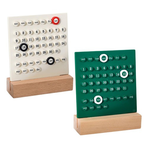 Ewiger kalender aus holz - kalender,