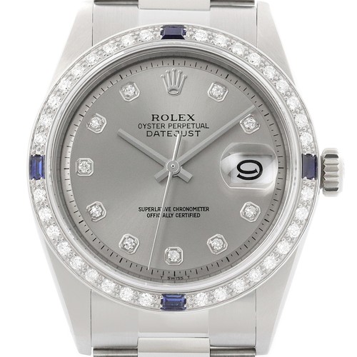 Rolex datejust diamant saphir - diamant,