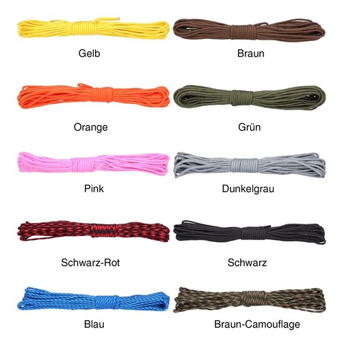 15m paracord 550 abspannseil - 15m,
