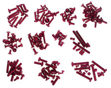 Schraubensatz alu rot 1/16 Mini Inferno Half8 Tuning Ersatzteil Kyosho IHW-08R