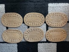 6er Platzset Tischset Platzdeckchen Maiskleie-Rattan gebraucht