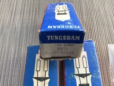 12 Volt 100 Watt Glühbirne,Original GY6,35-15,Mikroskoplampe,NOS,Made in Germany