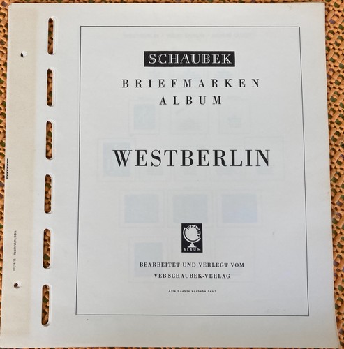 Schaubek-Vordruck-Albenblätte
