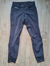 Winterreithose von Ridersdeal mit Silikonvollbesatz Gr.40, antrazit, neuwertig