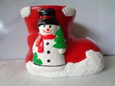 Porzellanstiefel Nikolausstiefel Porzellan Weihnachten Christmas Schuh #10