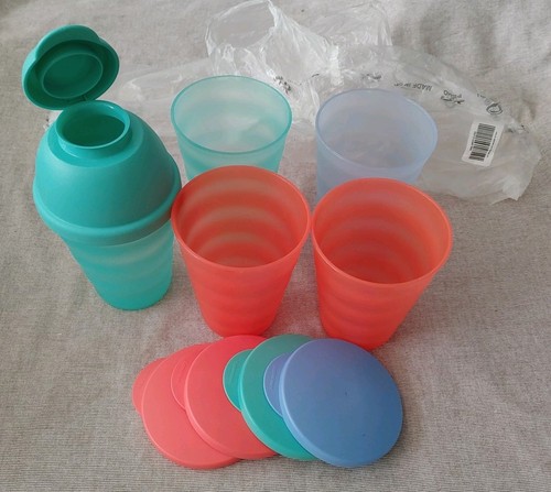Tupperware becher set 330 ml - becher, 5-set
