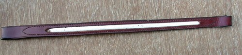 Rotbrauner stirnriemen mit - rotbrauner,