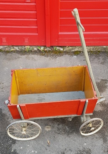 Antiker handwagen - handwagen, /
