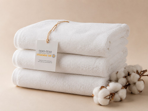 Handtuch weiß hotelhandtuch - handtuch,