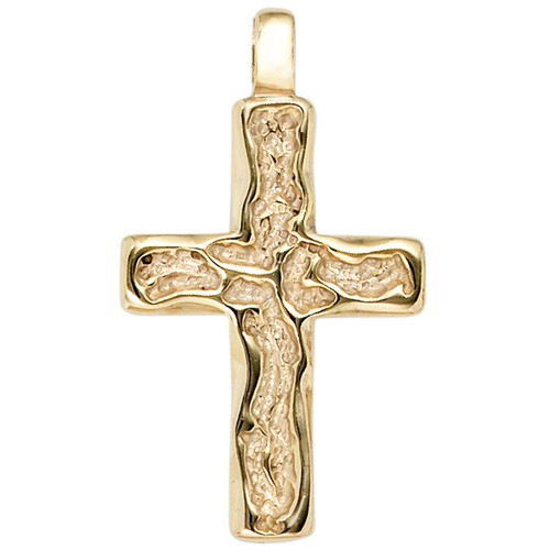 Anhänger goldkreuz kreuz 585 - anhänger,
