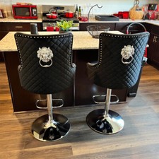 Barhocker barock hausbar samt - barhocker,