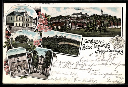 Lithographie augustusburg - lithographie,