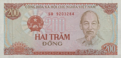 Vietnam 500 dong - dong, 1987