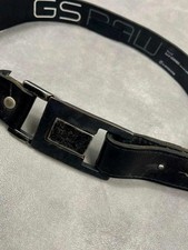 Ledergürtel schwarz Vintage