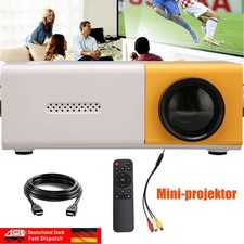 Beamer LED 1080P HD Heimkino Projektor Kino Handy Mini Heimprojektor Tragbarer