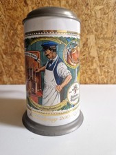 Bierkrug, limitierter Jahreskrug 2005, Hasenbräu Augsburg