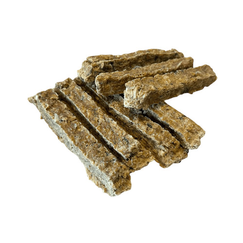 Lachsfleischsticks pur - , –