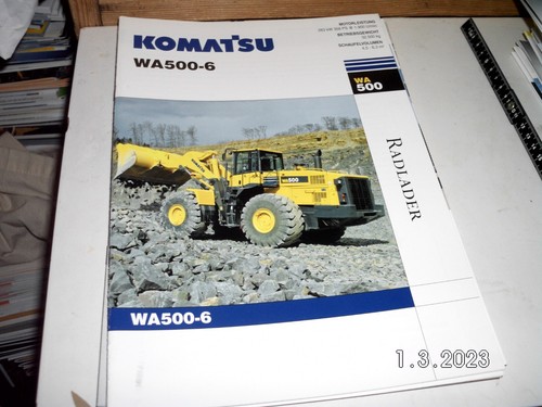 Komatsu wa500 radlader 16 - komatsu, wa500-6