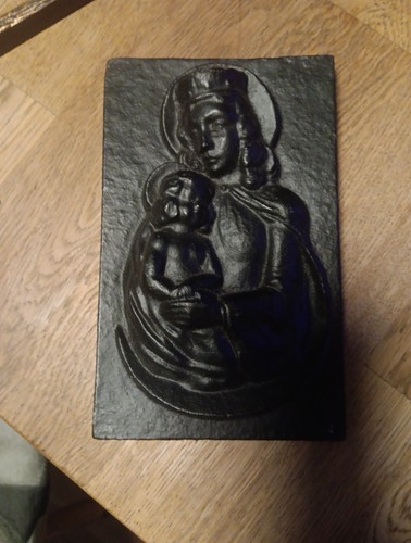 Altes wandbild maria - wandbild,