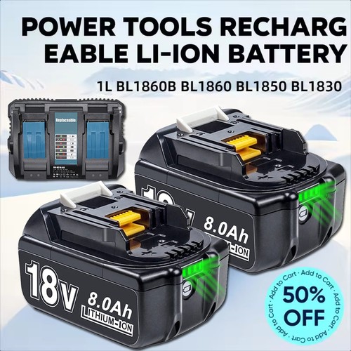 20x 8000mah für makita - makita, 18v