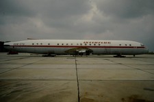 Dia DDR-STD Ilyushin IL-18V Interflug 35mm gerahmt OP-L9-44