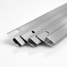 Spanndecken Alu Wandprofil 2 m, eloxiert, Wandmontage, rostfrei